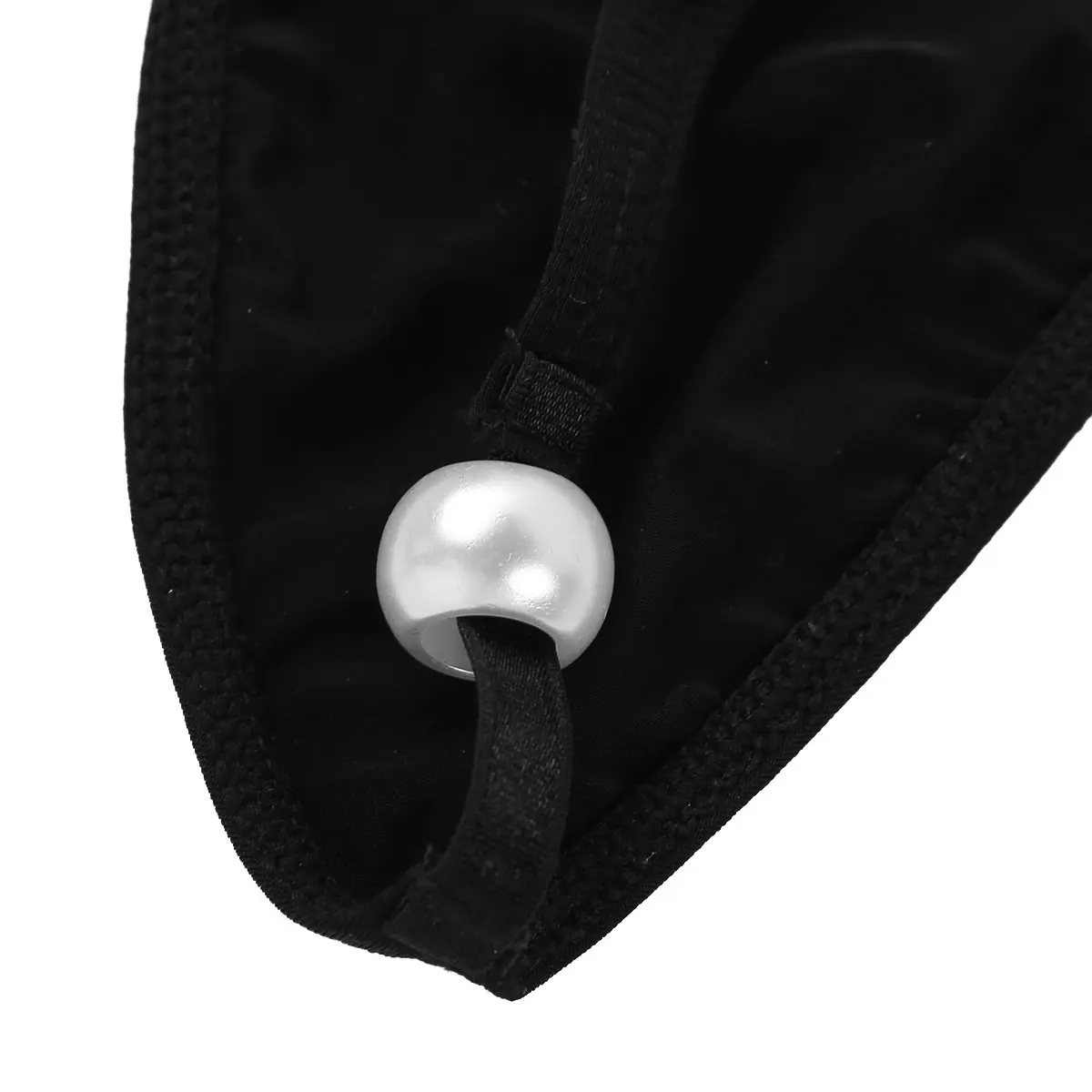 Men's Sexy Lingerie Sissy Panties See Through Underpants Low Rise Erotic Pearl G-strings Sheer Micro Thongs Male Gay Underwear