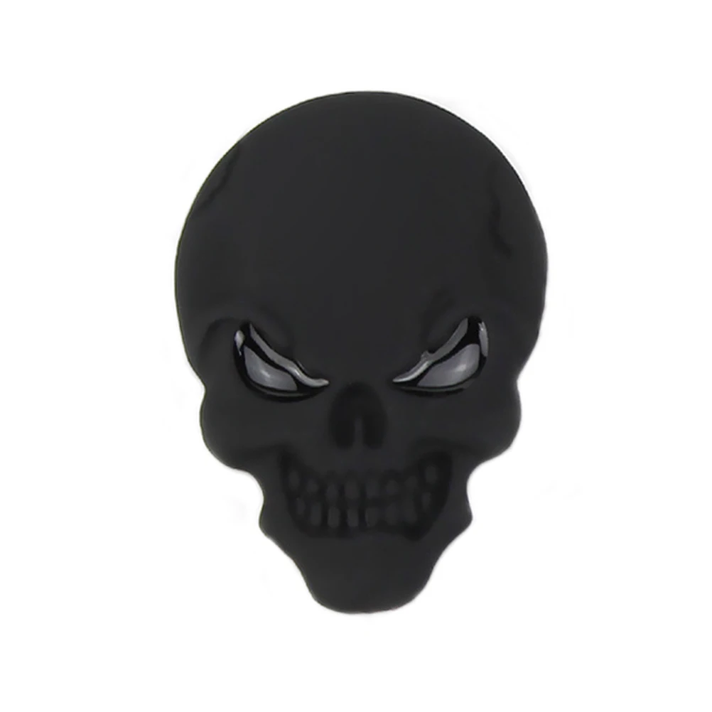 1pcs 3D Cool Car styling Metal Skull Skeleton Devil Chrome Auto Emblem Badge Decal Motorcycle Stickers Accessories A20 | Автомобили и
