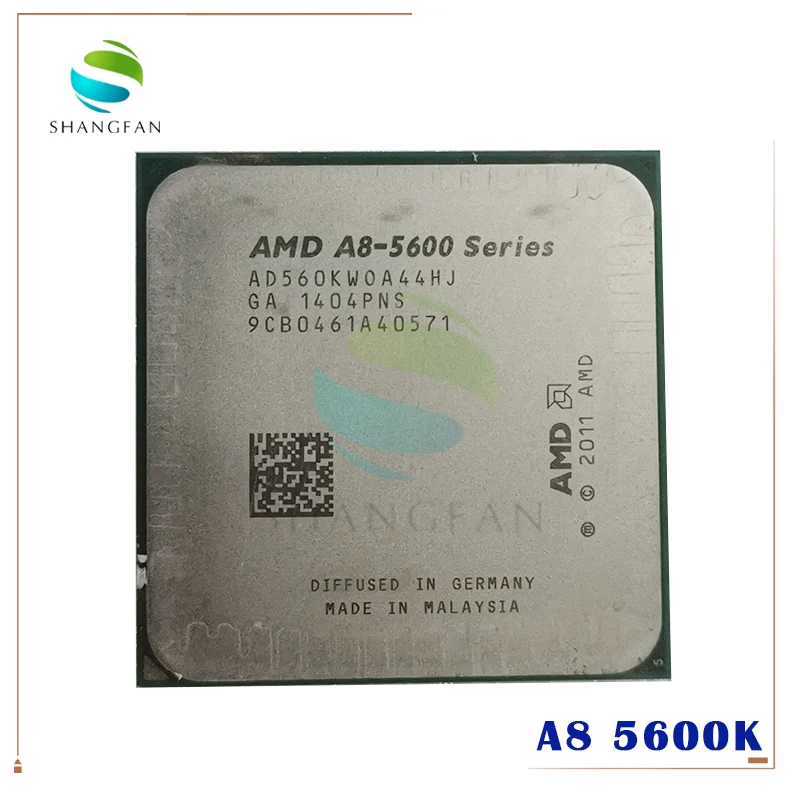 AMD A8 5600K 5600 3 6 GHz AD560KWOA44HJ 100W процессор HD 7560D четырехъядерный разъем FM2|Процессоры| |