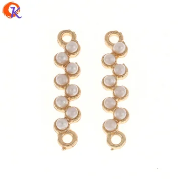 

Cordial Design 100Pcs 5*23MM Jewelry Accessories/Earring Connectors/Imitated Pearl/Zinc Alloy/DIY/Hand Made/Earring Findings