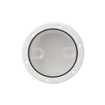 

4/6 Inch Round Access Cover Weather-Resistant Detachable Inspection Plate Boat Deck Screw Out Hatch Cover Boat Accessories