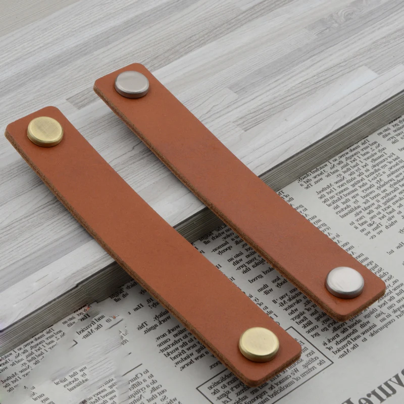 Modern Leather Kitchen Cabinet Cupboard Door Drawer Wardrobe Pull