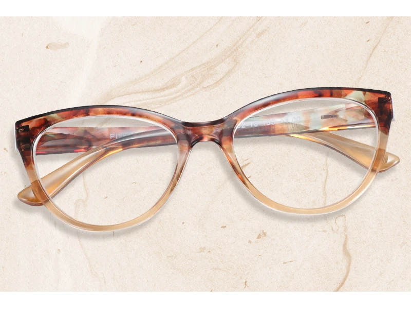 ZENOTTIC очки для чтения «кошачий глаз» Женские винтажные прозрачные очки для глаз дальнозоркость 4 в 1 посылка очки для чтения Новинка 420001