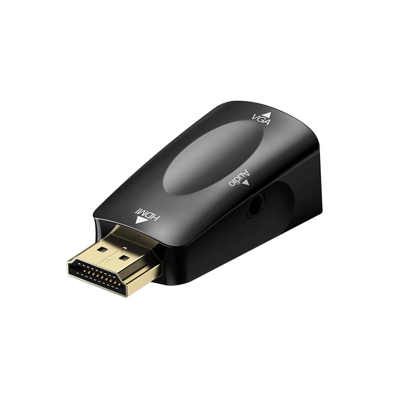 Адаптер HDMI VGA аудиокабель HD 1080P с 3 5 разъемами для PS4 ноутбуков ПК|Кабели VGA| |