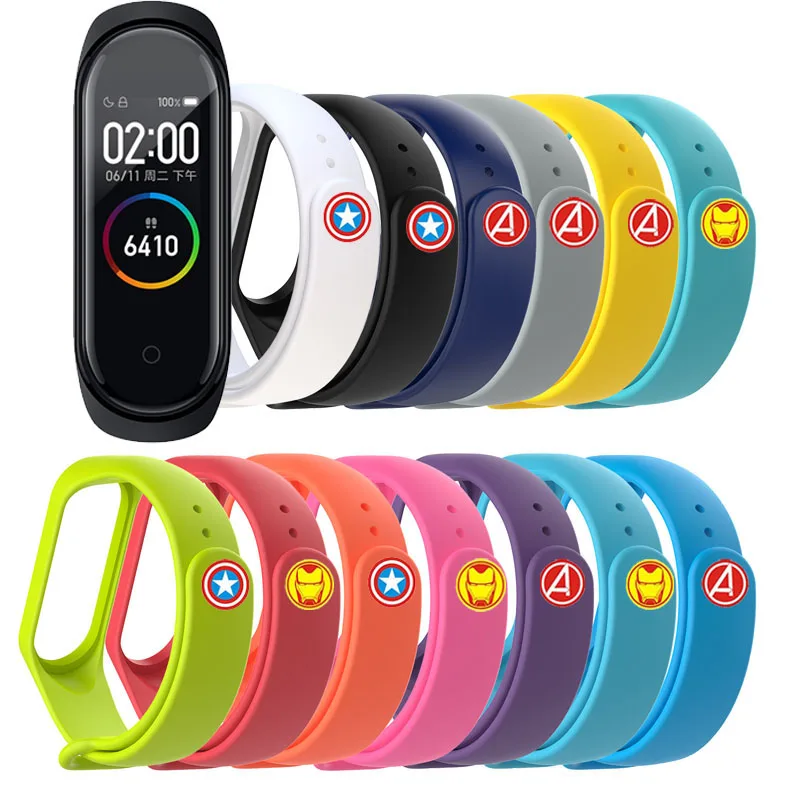 

For Xiaomi Mi Band 4 Bracelet Wrist Strap Miband 4 Silicone Wristband 3Pcs