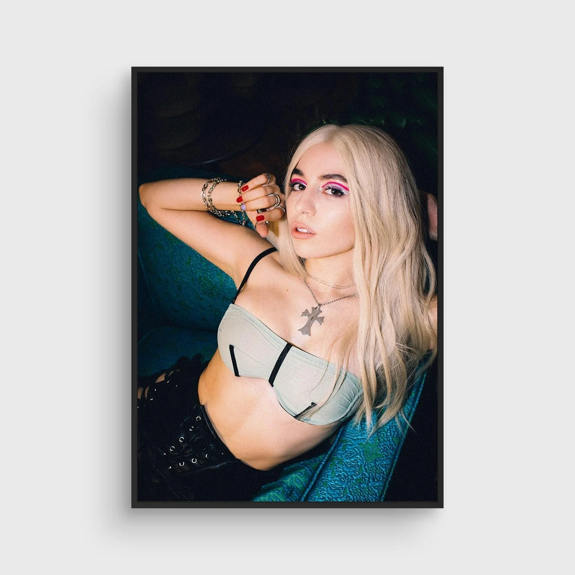 Ava Max Poster Canvas Print Music Rapper Album Star Photo Art Poster Home  Decor Wall Painting (No Frame)