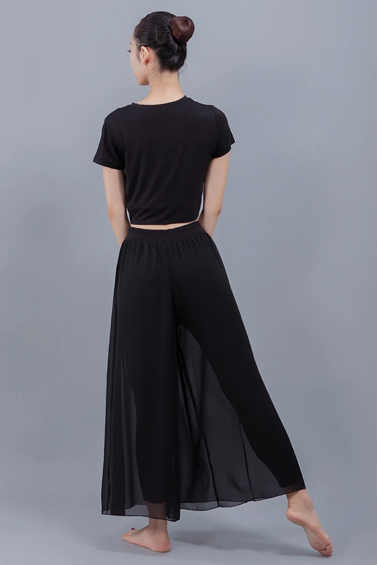 Dance Pants Latin Pant Standard Training Trousers for Women Ballroom Tango Waltz Belly Dance Competitions