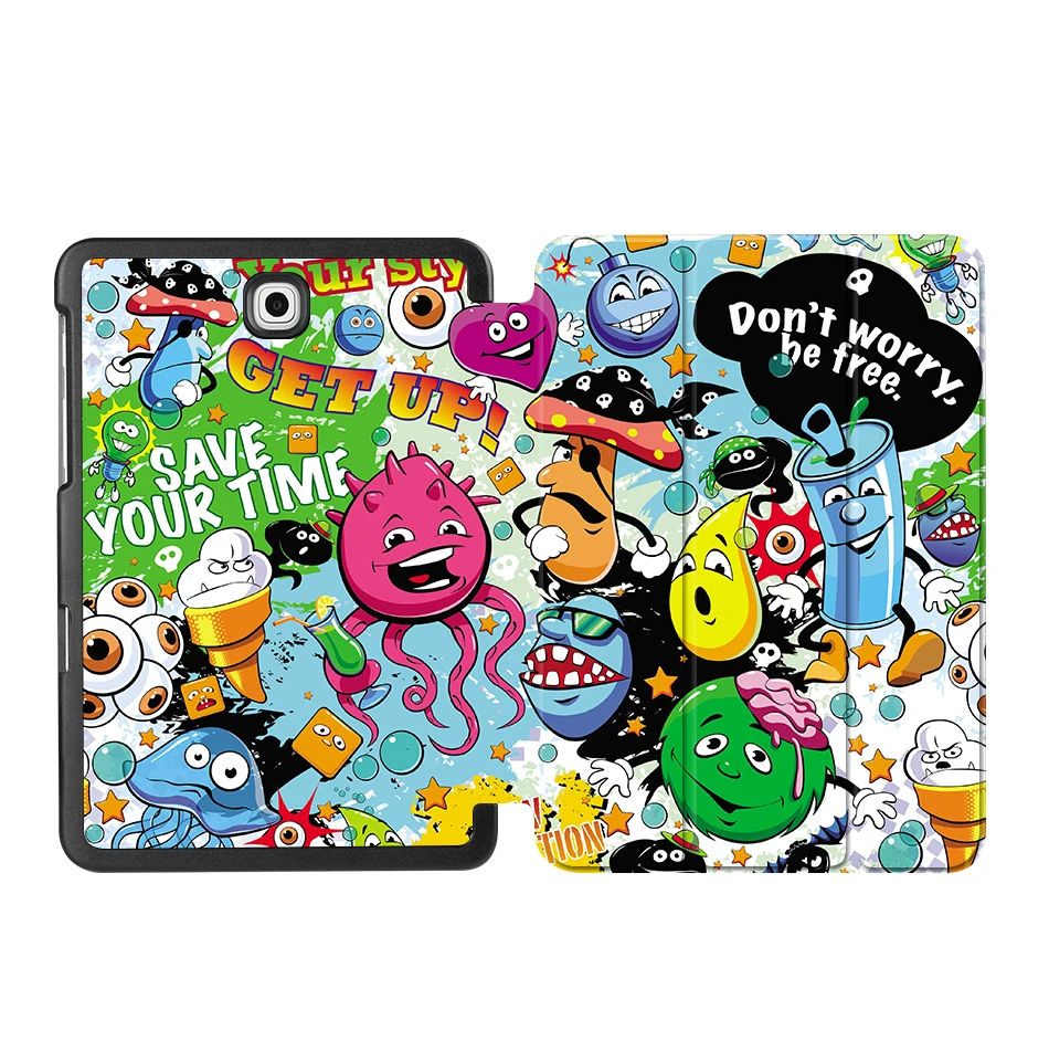 MTT из искусственной кожи чехол Чехол для samsung Galaxy Tab S2 8,0 дюймов T710 T715 T713 T719 8 ''планшет чехол для samsung Tab S2 8,0 Funda - Цвет: SS01