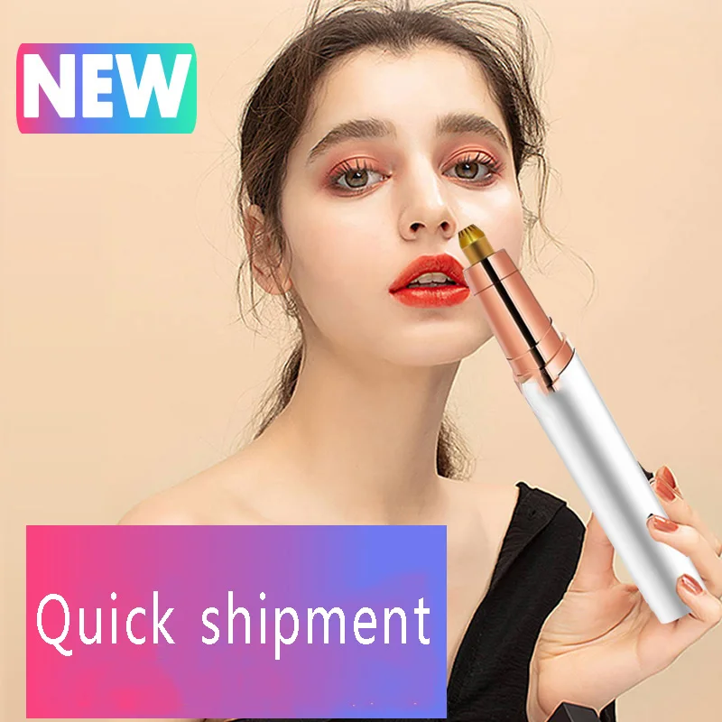 New Design Electric Eyebrow Trimmer VIP Link Painless Eye Brow Epilator Mini Shaper Shaver Razor Portable Facial Hair Remover