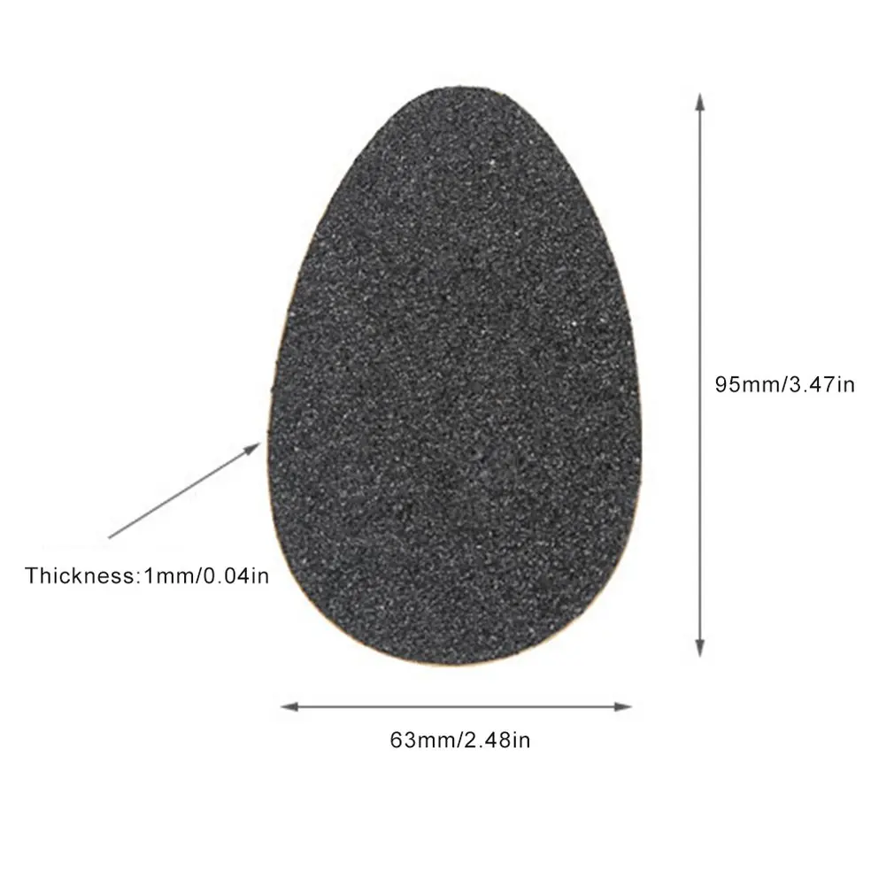 Peach-shaped Matte Soles Wear-resistant Women's High-heeled Shoes Soles Anti-slip Stickers Wear Black Forefoot Stickers