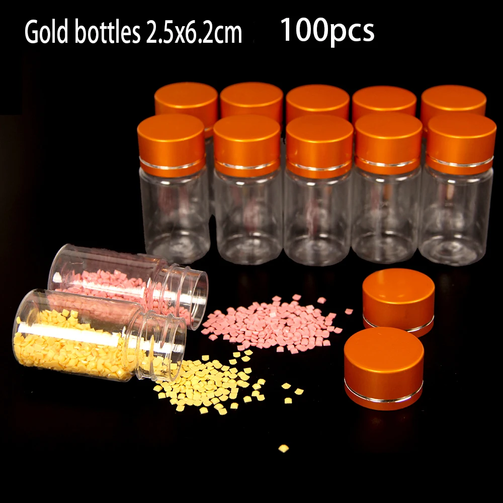 

100 Bottles Diamond Painting Accessories Container Bottles Diamond Painting Tools Crystal Bead Storage jar