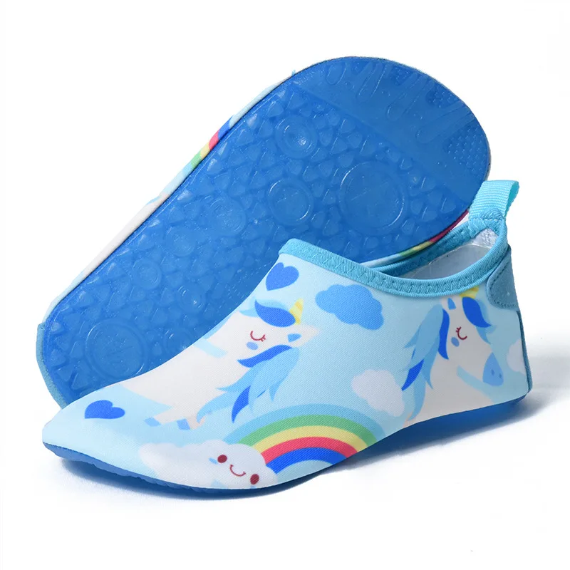 Child Quick Dry Beach Shoes Kids Slipper Water Shoes Footwear Boy Girl Barefoot Aqua Socks For Beach Pool Child girls leather shoes