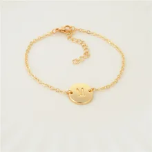 Круглый 26 Английских Букв браслет Европейская и американская мода аксессуары горячий стиль