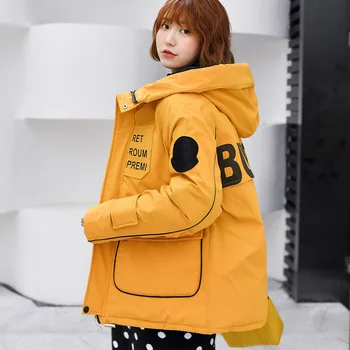 

2020 New Winter Clothes Female Cotton-padded Parka Women Coats Long Cotton Casual Hooded Jacket Women Thick Warm Korean Outwear