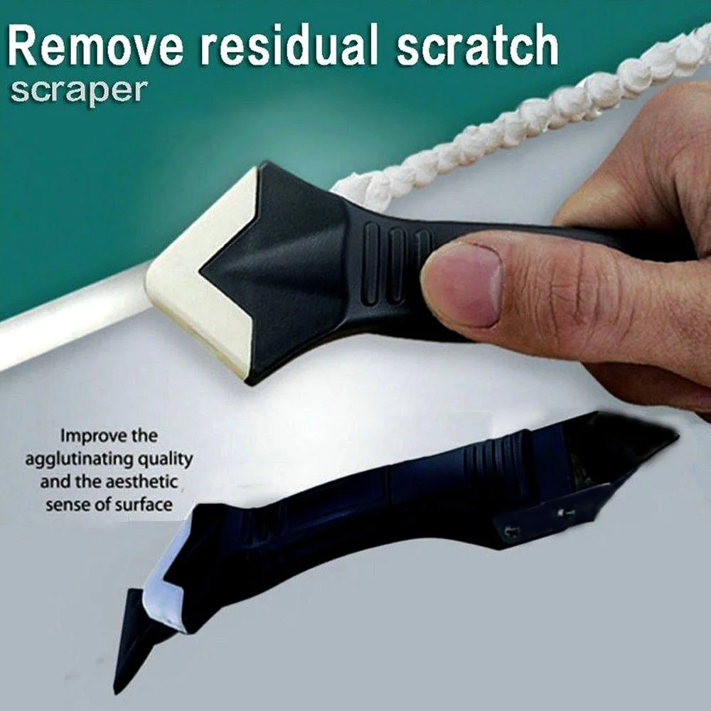 Grout-Kit-Tools Smooth-Scraper Caulk Silicone-Remover Plastic Sealant Finisher 3-In-1