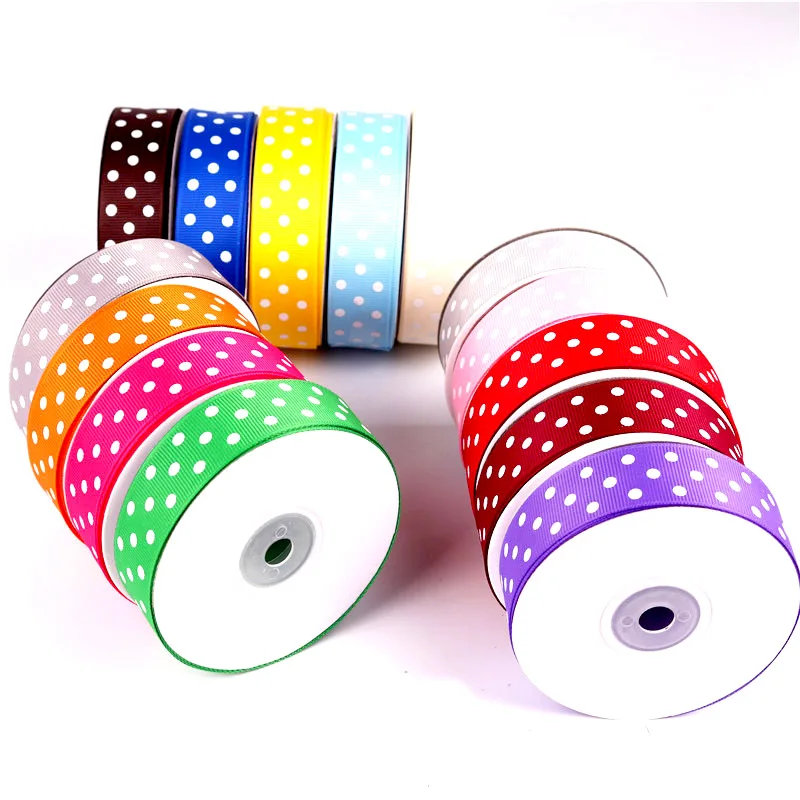 5Yards-Roll-11-colors-Best-quality-Polka-Dots-Printed-Grosgrain-Ribbons-ECO-Friendly-For-DIY-Girls (3) - 副本
