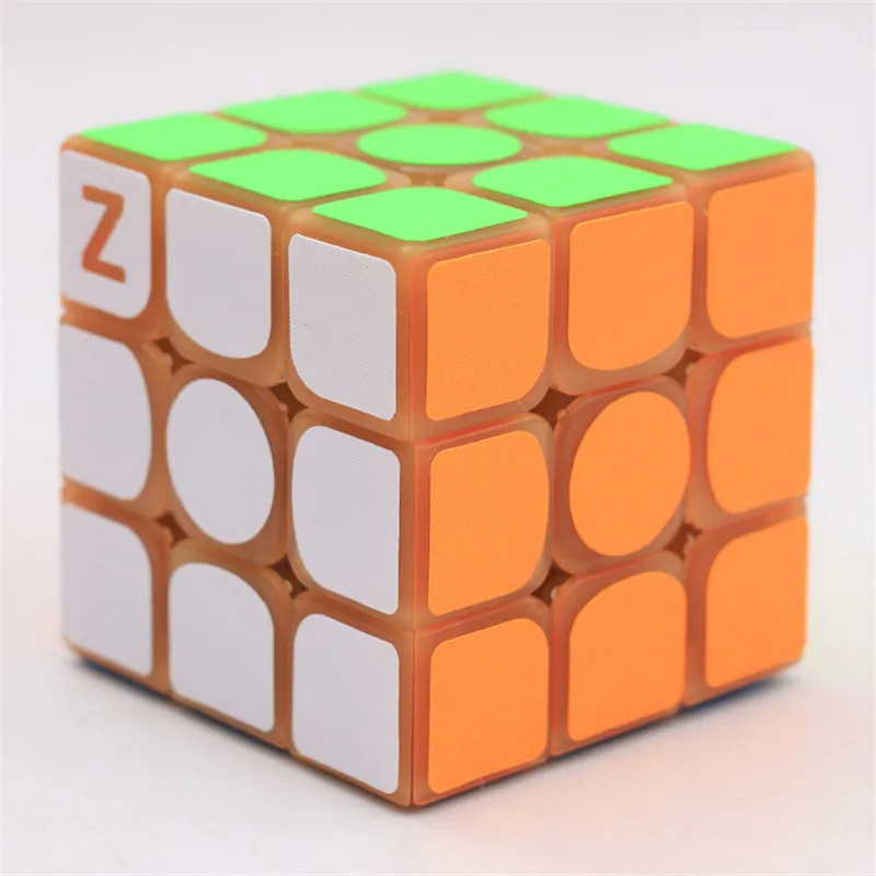 Z-CUBE Светящиеся в темноте 3x3x3 Волшебные кубики-головоломки светящиеся игрушки Cubo Magico Noctilucous Развивающие игрушки для детей Классические детские игрушки