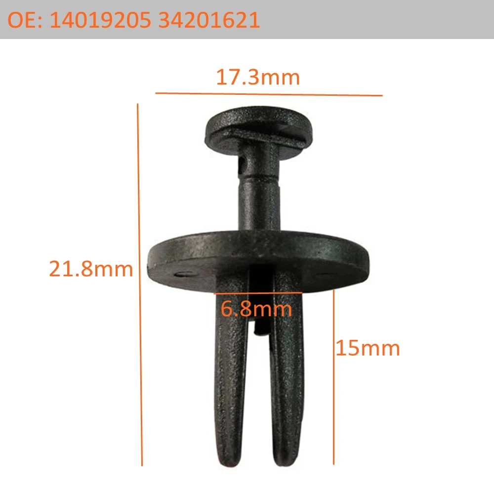 120pcs 6.3mm 8mm 9mm 10mm 나일론 범퍼 패스너 리벳 클립 리벳 확장 나사 플라스틱 푸시 리벳 자동차 클립 + 1PC 리무버