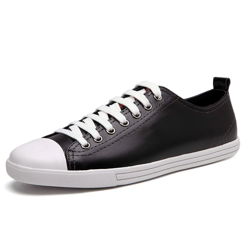 Men loafers Size 38-46 Men's Leather Casual Shoes Autumn Genuine Leather Shoes Men Fashion black Men shoes leather