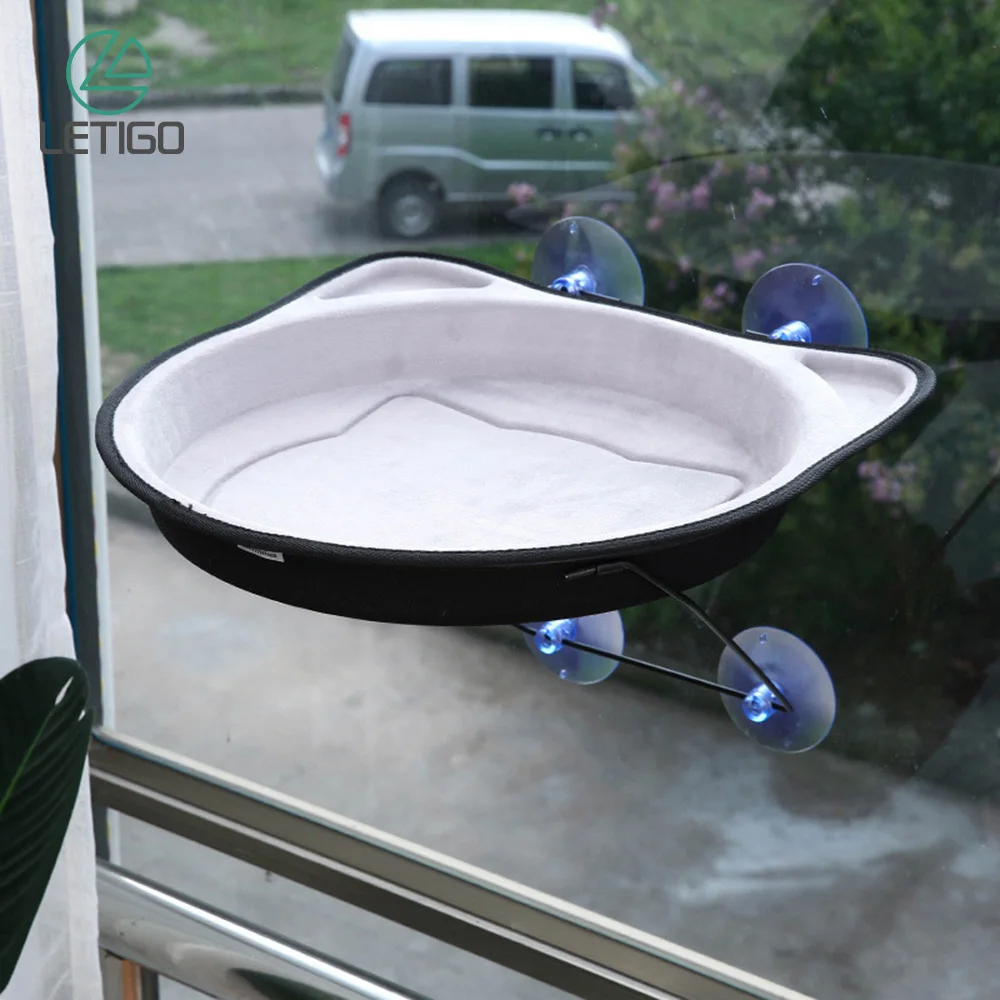 

Cat Window Bed Hammock Window Mounted Cats Perch Sunny Seat for Small Indoor Cats Bearing 33 lbs Cat Beds Pet Supplies