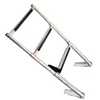 3 Step Stainless Steel Telescoping Boat Ladder Swim Step 3 Step Ladders for Marine Boat Yacht Swimming Pool ► Photo 3/6