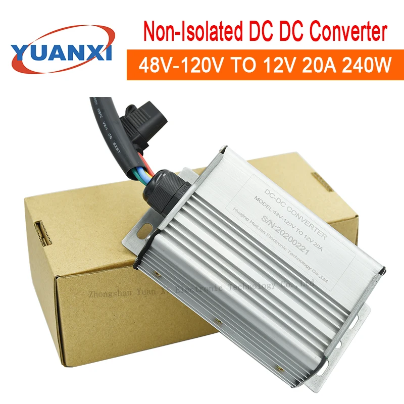 

Non-isolated step down dc dc converter 48V 60V 72V 84V 96V 108V 120V to 12V 13.8V 20A 240W DC BUCK Converter High power supply