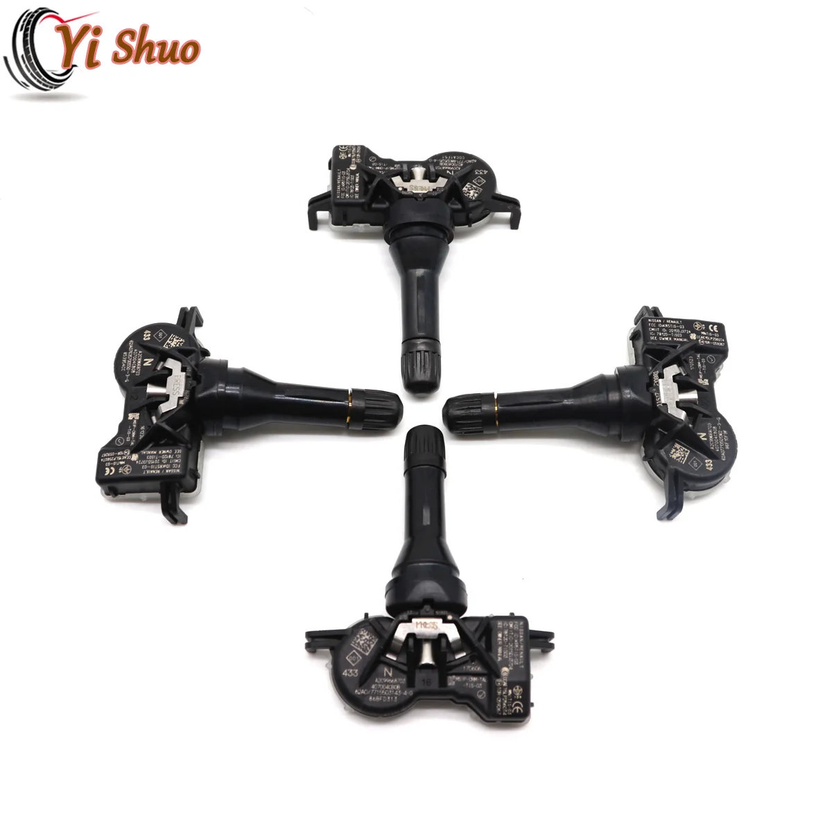 Автомобильный датчик TPMS 40700-4CB1A для Renault Espace Kadjar Kangoo ZE Koleos 433 МГц- датчик давления в шинах