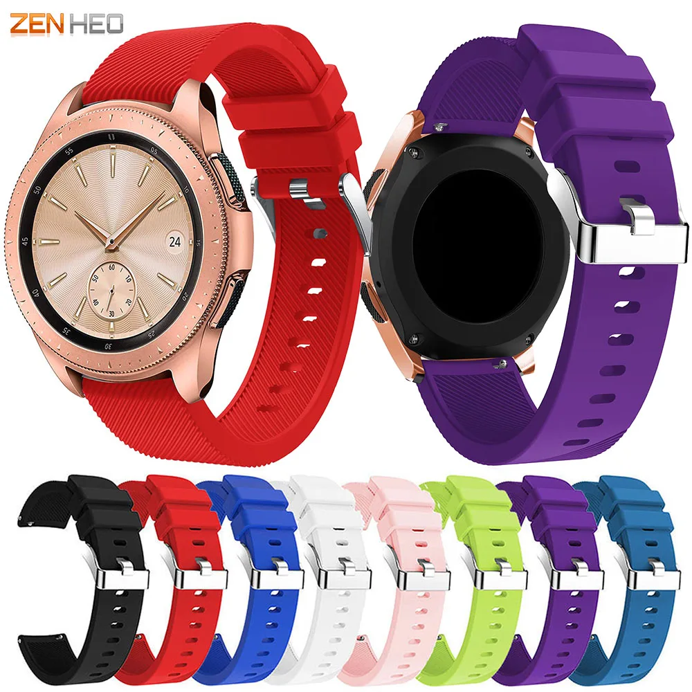 

20mm Silicone Strap Band for Samsung Galaxy Watch 42mm/Galaxy Watch Active Replacement Bracelet Strap For Huami Amazfit Bip BIT