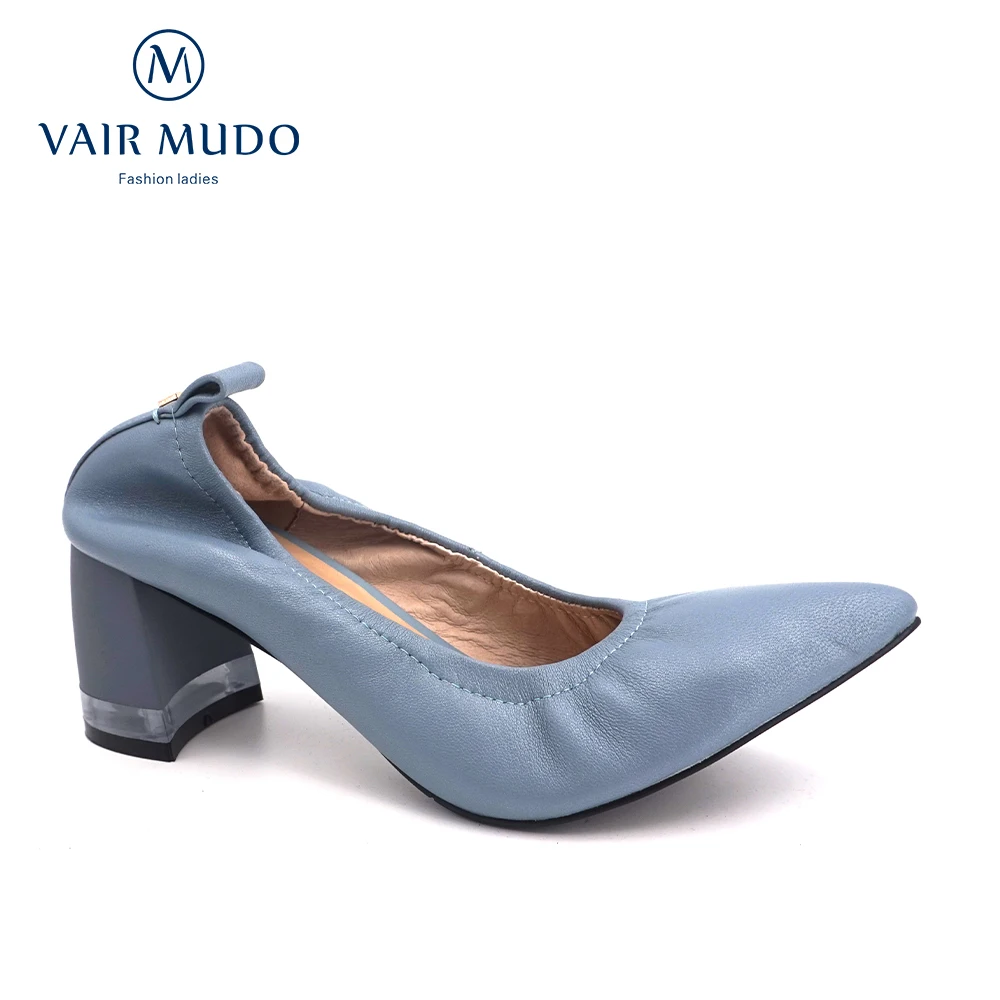 sapato rosa salto grosso