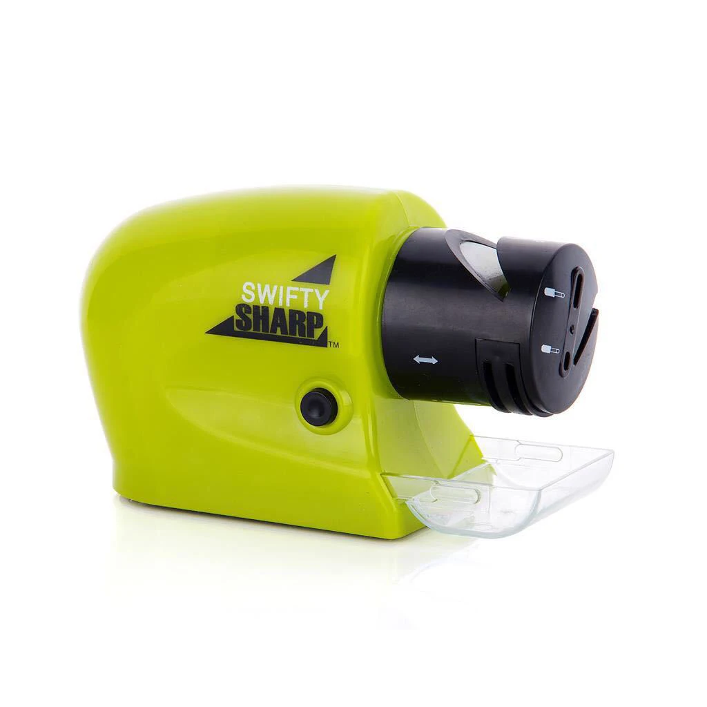 A Green Two Stages(Diamond& Ceramic) Kitchen Knife Sharpener knives Sharpening Stone Household Knife Sharpener Kitchen Tools - Цвет: A Green