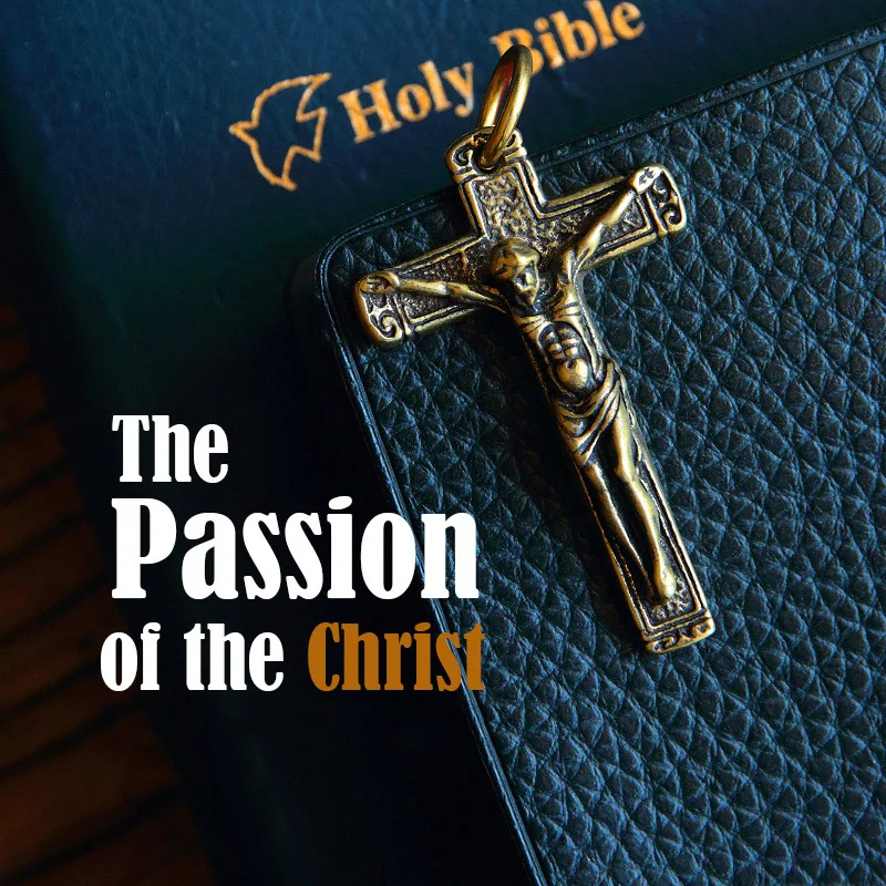 brass cross jesus keychain pendants