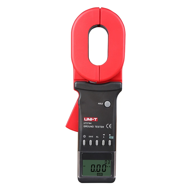 

UNI-T UT278A Ground Resistance Tester 4digitals LCD display Clamp Ohmmeter 1200 ohm