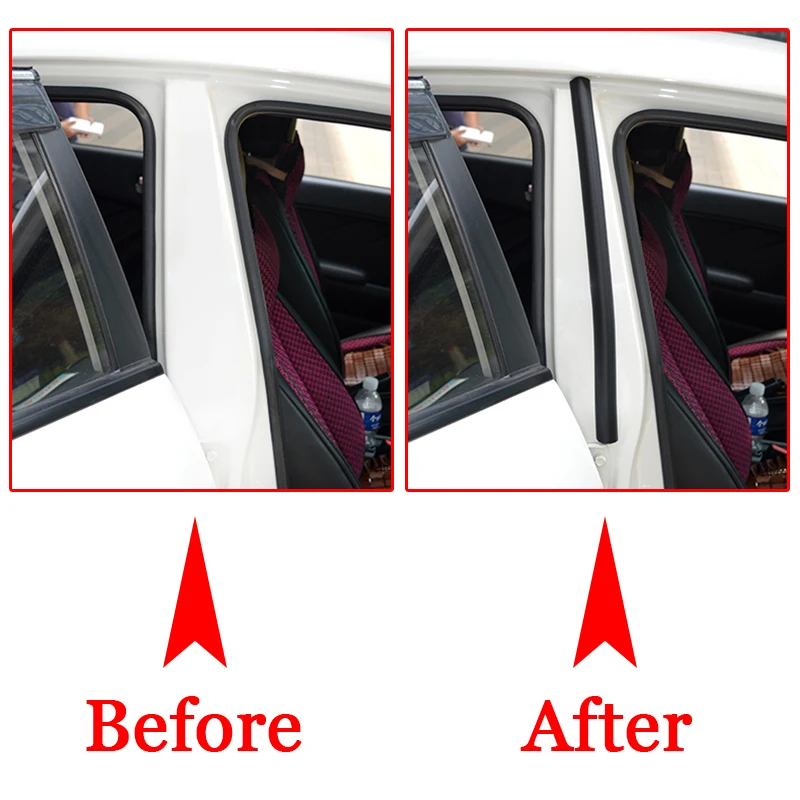 2Pcs Car Big D Sealing Strip Filler Weatherstrip Rubber For B Pillar Protection Front Door Edge Sealant SUV MPV Auto Accessories Car Door Edge Guards Car Door Protector Car Door Seal Strip Car Door Anti Collision Strip Car Door Edge Protector Car Door Rubber Protector Car Door Silicone Pads Car Door Rubber Pads