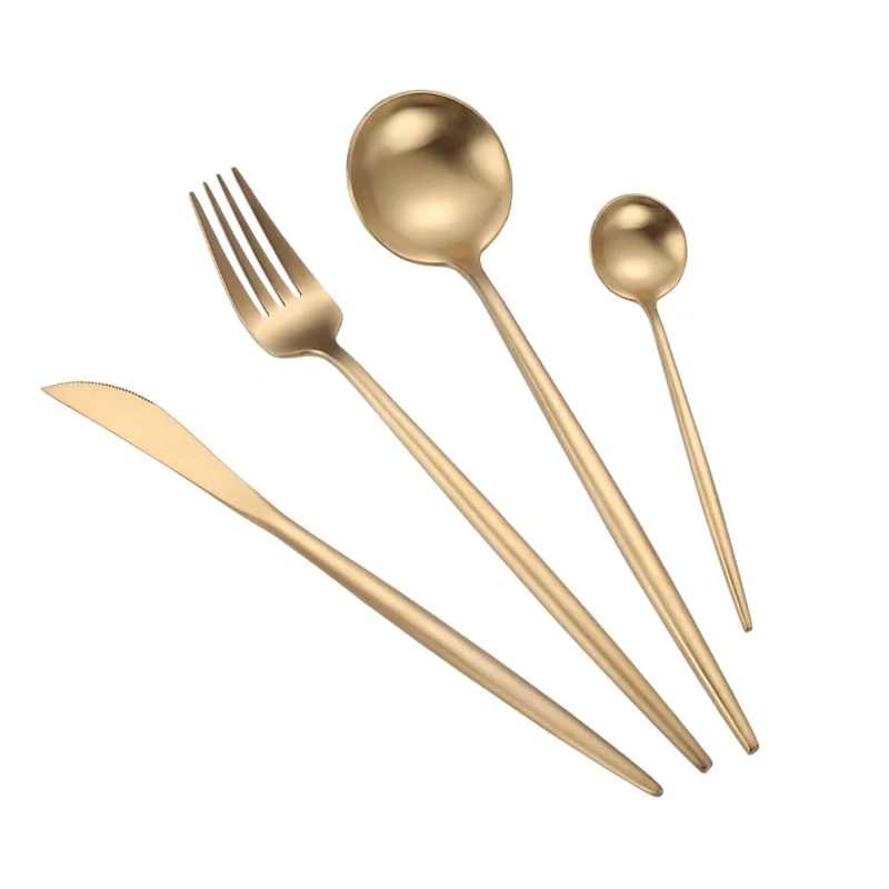 gold dinnerware set  (7)