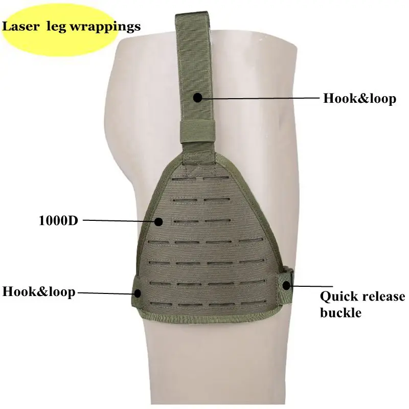 

Tactical Thigh Platform Quick Release Molle Hunting Drop Leg Holster Paddle Adapter Platform 1000D Laser Supple Nylon Leg Plate