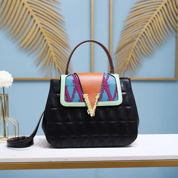 

High Version Luxury Designer Bags for Women 2020 Fashion Genuine Leather Handbags Ladies Single Shoulder Messenger Bag Channels