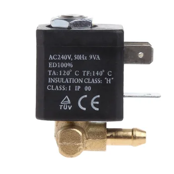 

Cannula N/C AC 230V G1/8" Brass Steam Air Generator Water Solenoid Valve- Coffee