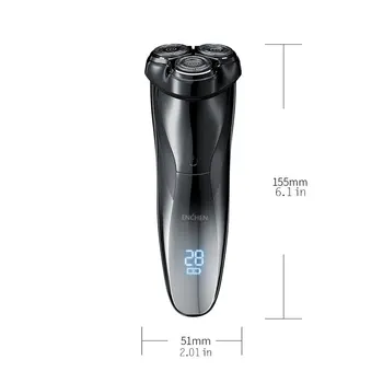 

Blackstone Electric Shaver 3D IPX7 Wet & Dry Shaving Triple Floating Blade Heads Shaving Razors
