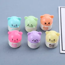 Милый хомяк 6 цветов Живопись маркер ручка мини школьный офисный флуоресцентный маркер ручка Детские Обучающие подарки