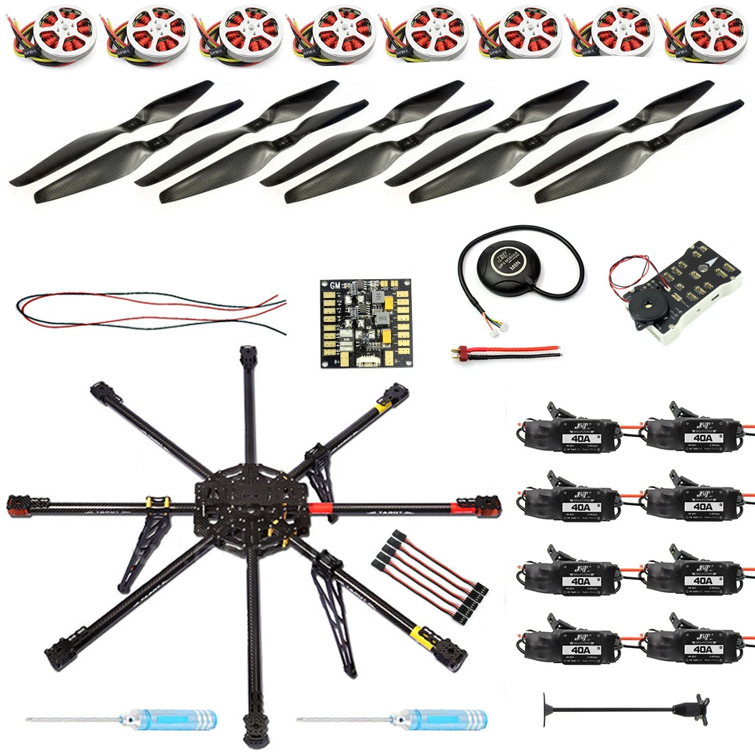 F B Diy 8 Axle Unassembled Rc Drone 1000mm Carbon Octocopter Px4 Pix M8n Gps Rc Drone Pnf Kit No Remote Battery Fpv Fpv Fpv Fpv Remotefpv Diy Aliexpress