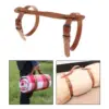 PU Leather Picnic Blanket Strap Camping, Picnics, Motorcycle Bedroll Straps ► Photo 2/5