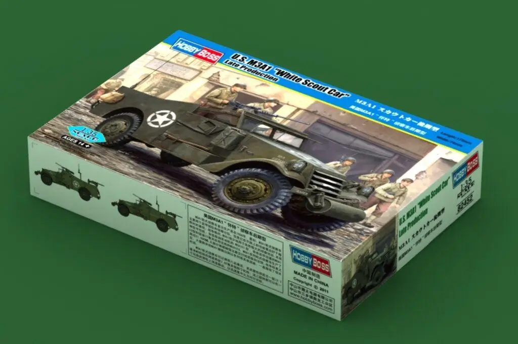 

Модель Hobbyboss 82452 1/35 M3A1 "White Scout Car Late"