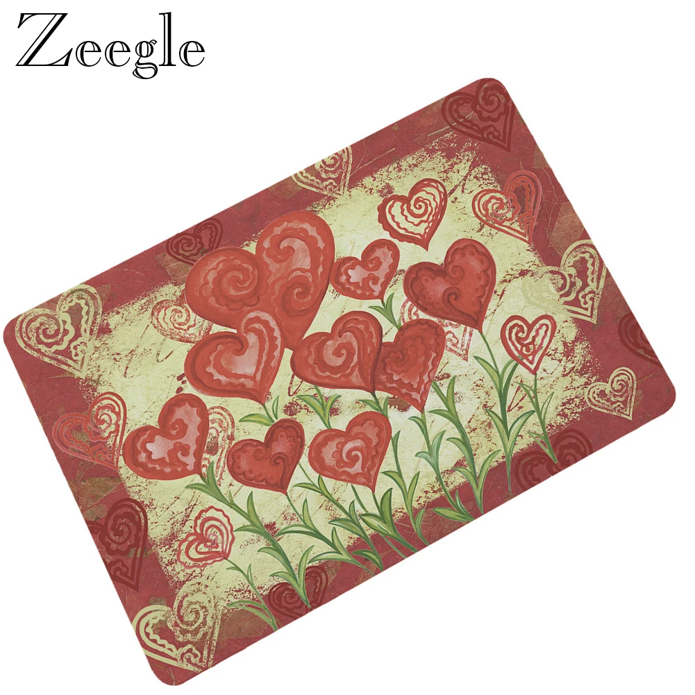 Zeegle Rubber Carpet Doormat Living Room Floor Mat Entrance Non Slip Carpet Kitchen Rug Waterproof Bathroom Mat Outdoor Rug