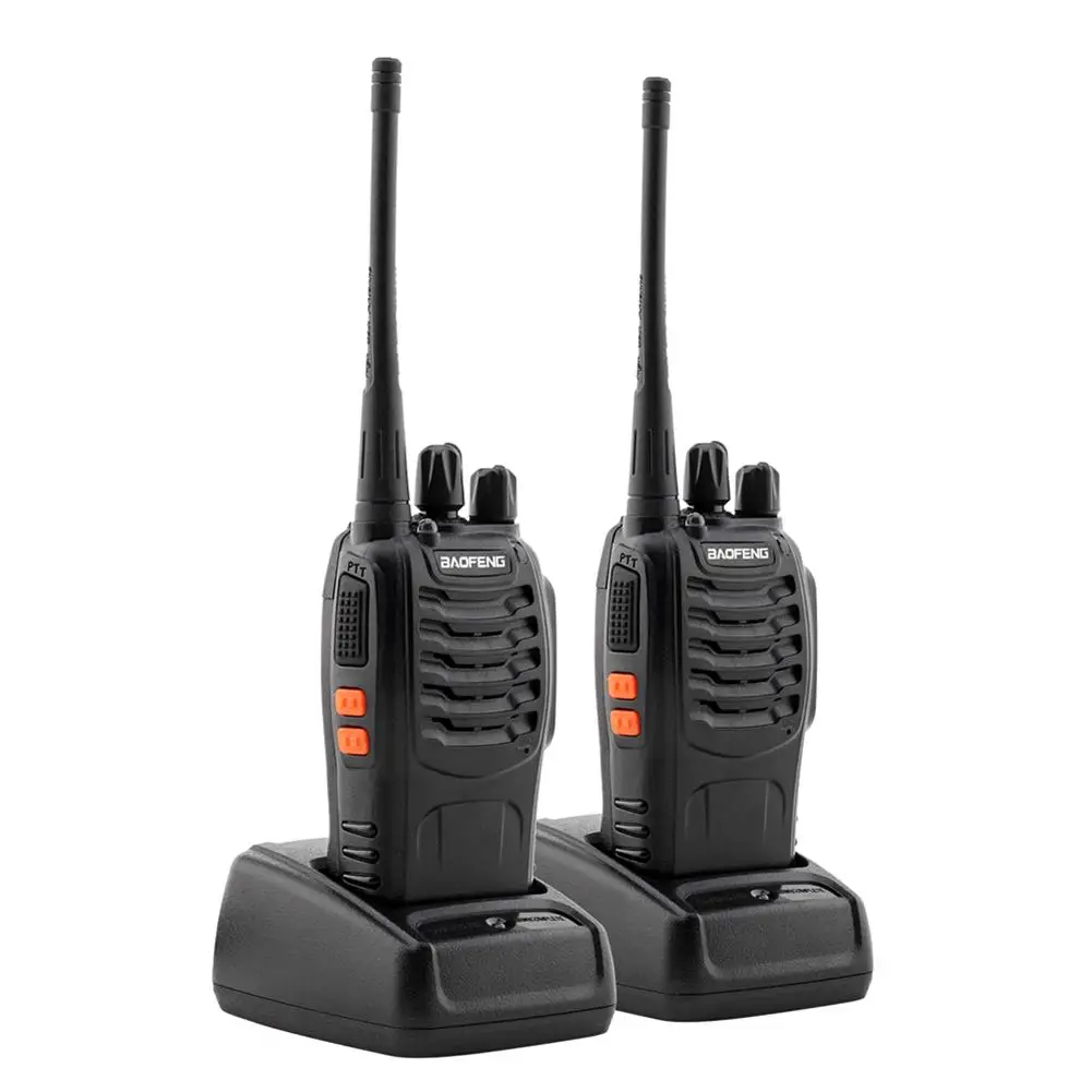 

2 PCS Baofeng BF-888S Walkie Talkie 5W Two-way radio Portable CB Radio UHF 400-470MHz 16CH Comunicador Transmitter Transceiver