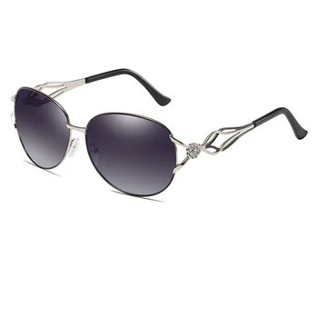 

Classic metal frame women sunglasses luxury brand design polarized sun glasses for lady oculos feminino