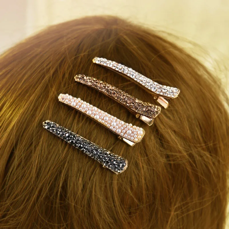 Модные женские заколки для волос сплав хрустальные шпильки для волос заколки для девочек элегантные заколки аксессуары для волос Стразы Инструменты для укладки волос