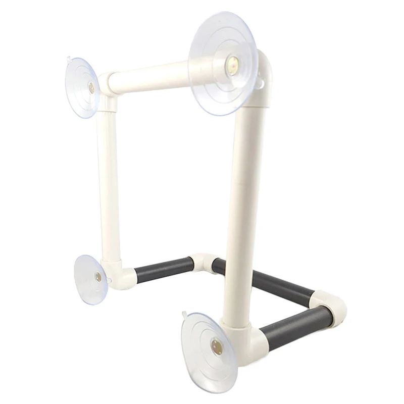 Portable Suction Cup Large Fold Away Shower Perch Bird Toy Travel Parrot Bath Shower Standing Platform Rack Parrot Standing