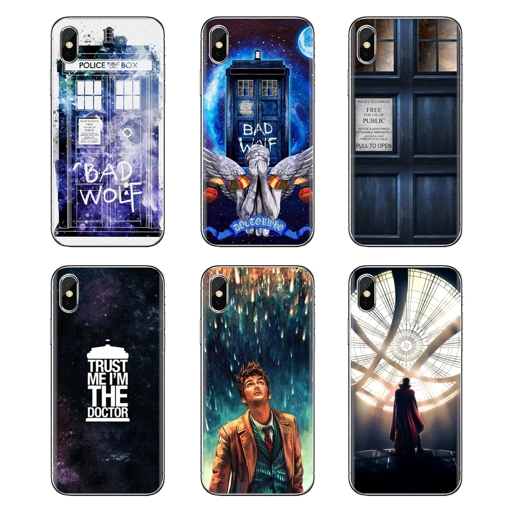 Мягкие прозрачные чехлы Doctor Who для iPhone XS Max XR X 4 4s 5 5S 5C SE 6 6S 7 8 Plus samsung Galaxy J1 J3 J5 J7 A3 A5 |