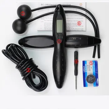 

Unisex Gym Fitness Cordless Skipping Rope Crossfit Burning Calorie Jumping Rope Indoor Wireless Jump Rope