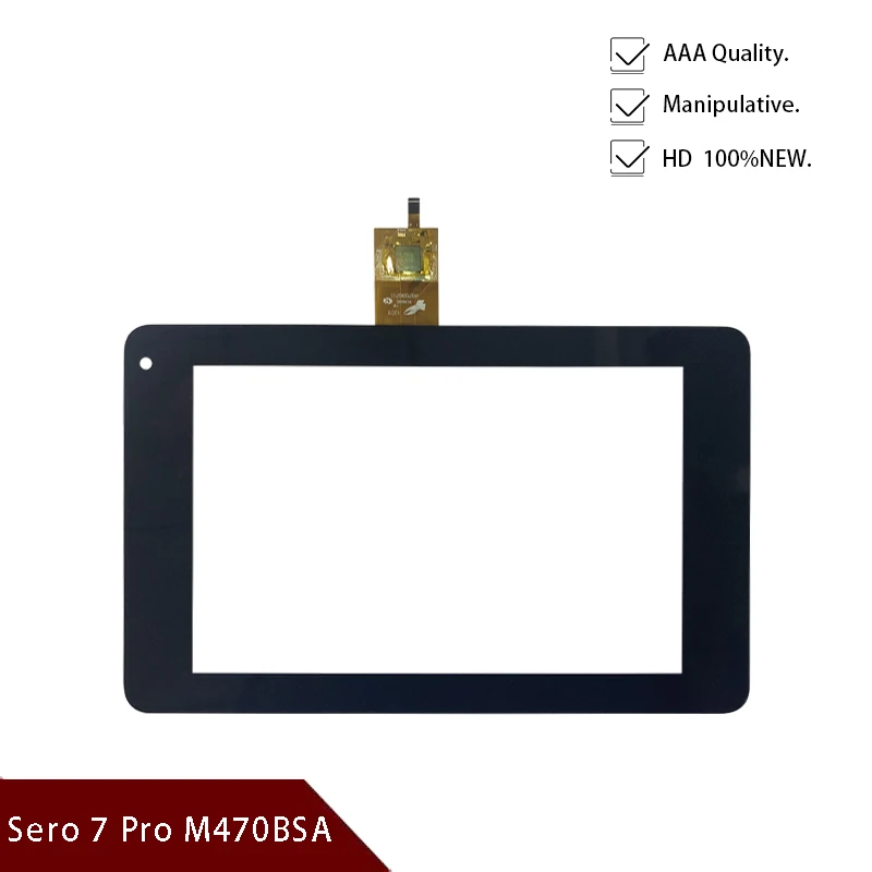 Оригинальный новый черный 7-дюймовый сенсорный экран дигитайзер панель для Hisense